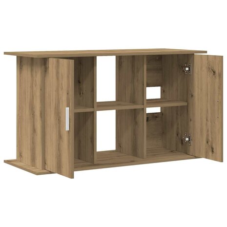 Aquariumstandaard Artisan Eikenhout 101x41x58 cm Bewerkt Hout 7