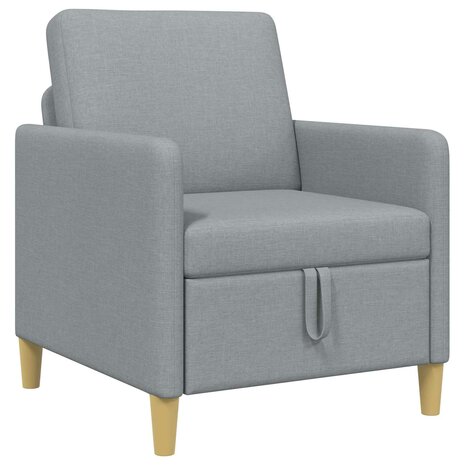 Bank met opslag Lichtgrijs 72 x 78 x 87 cm Polyester 2