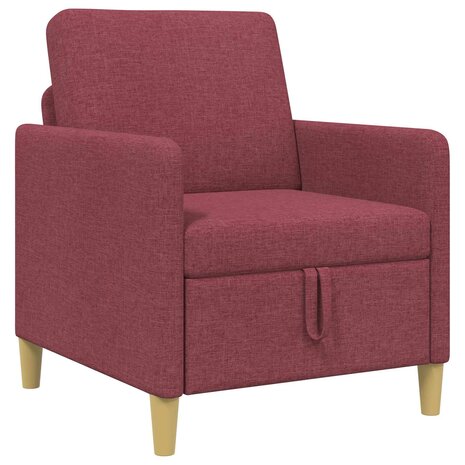 Bank met opslag Wijnrood 72 x 78 x 87 cm Polyester 2