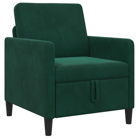 Bank met opslag Donkergroen 72 x 78 x 87 cm Polyester 2