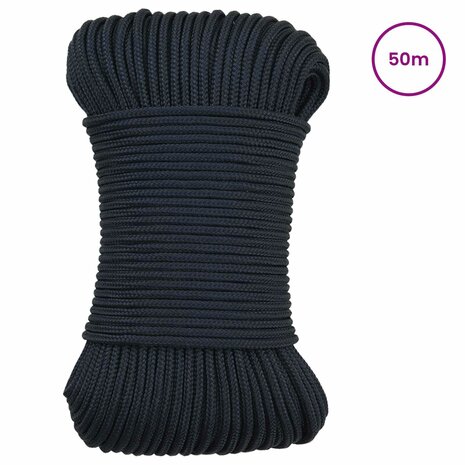 Boottouw Koninklijk Blauw 50 m Polyester 2