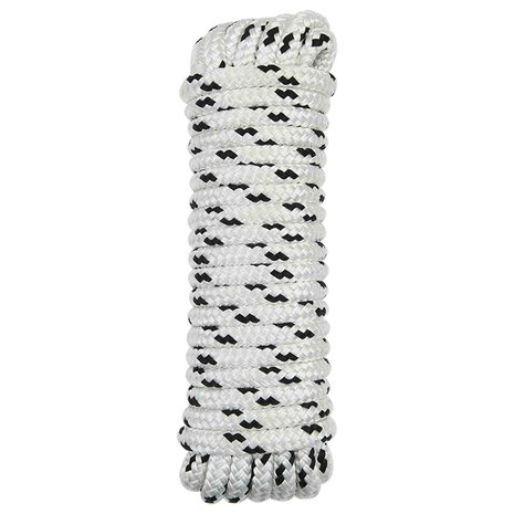 Boottouw 6 m 1.4 Wit en zwart Polyester 1
