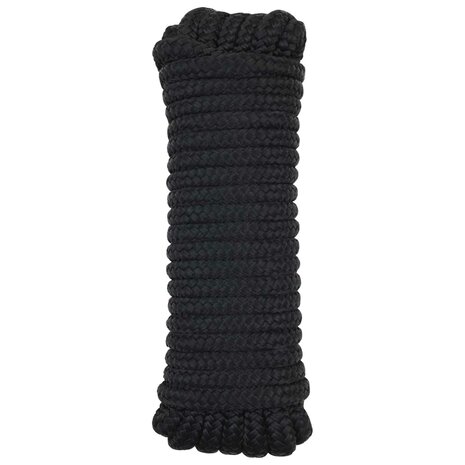 Boottouw 6 m 1.2 Zwart Polyester 1