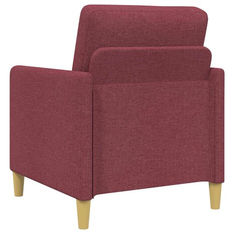 Bankenset met opbergruimte 2 pcs Wijnrood Polyester 5