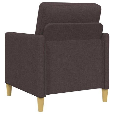Bankenset met opbergruimte 2 pcs Donkerbruin Polyester 5