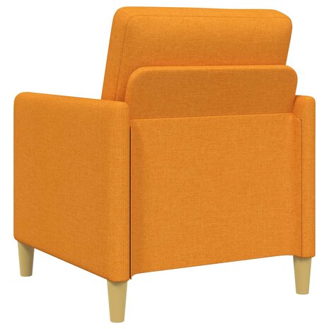 Bankenset met opbergruimte 2 pcs Donkergeel Polyester 5