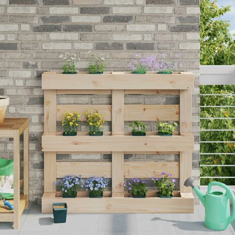 Bloembakken voor Euro-pallets 12 pcs Groen 14 x 9 x 9,5 cm 1