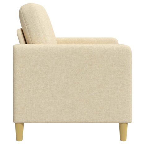Bank met opslag Cr&egrave;mekleurig 72 x 78 x 87 cm Polyester 5