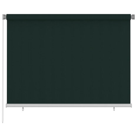 Rolgordijn voor buiten 200x140 cm HDPE donkergroen 1