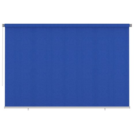 Rolgordijn voor buiten 350x230 cm HDPE blauw 1