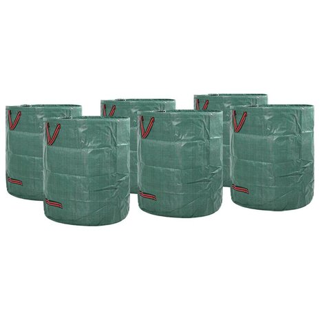 Tuinafvalzakken 12 pcs Groen 45 x 45 x 76 cm Polypropyleen 1