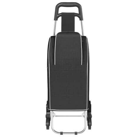 Boodschappentrolley Zwart 39,5 x 33 x 93 cm Oxford stof 8