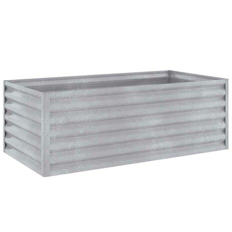 Verhoogde tuinbak 100x50x36 cm cortenstaal 3