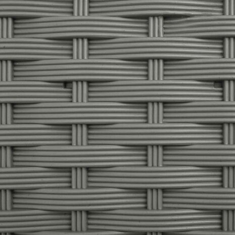 Verhoogde tuinbak met Trellis en Dak Lichtgrijs 124 x 40 x 129 cm PP 8