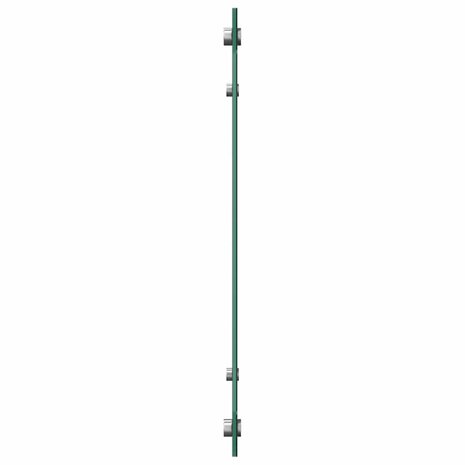 Spatscherm keuken 90x50 cm gehard glas zwart 6
