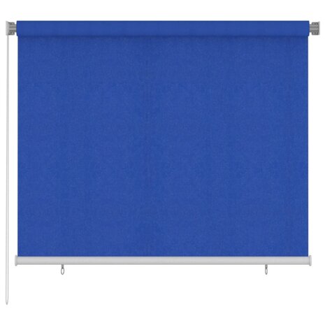 Rolgordijn voor buiten 180x140 cm HDPE blauw 1