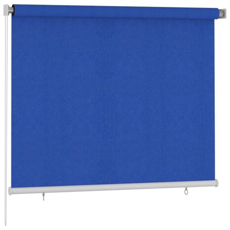 Rolgordijn voor buiten 180x140 cm HDPE blauw 2