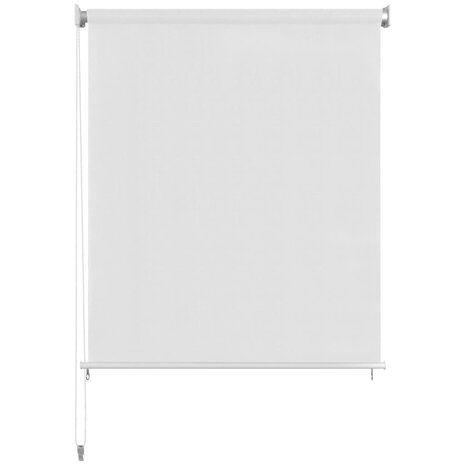 Rolgordijn voor buiten 140x140 cm wit 2