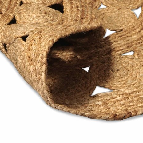 Vloerkleed Naturel &Oslash; 90 cm Jute 5