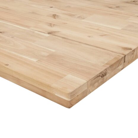 Werkbank rechthoekig 140x60x83 cm massief acaciahout 9