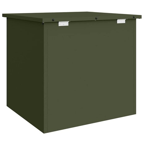 Buiten opbergbox Olijf Groen 55 x 50,5 x 50 cm Staal 8