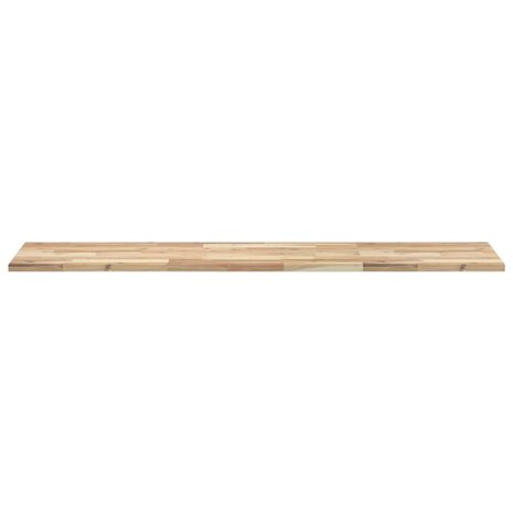 Wastafelblad 120x40x2 cm onbehandeld massief acaciahout 3