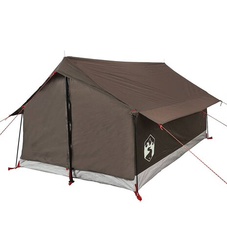 Tent 2-persoons waterdicht bruin 5