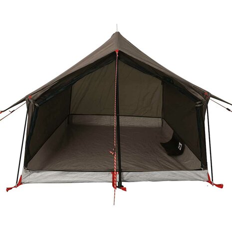 Tent 2-persoons waterdicht bruin 6