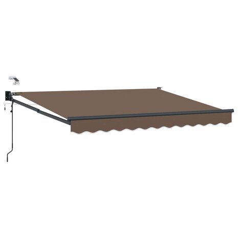 Elektrisch Uittrekbaar Zonnescherm Taupe 2