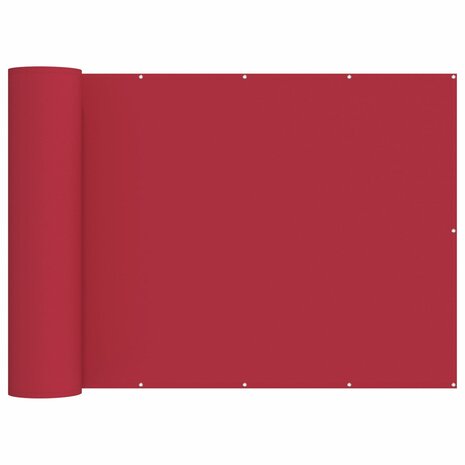 Balkon Privacy Scherm 150 x 200 cm Stof met PU-coating Rood 1