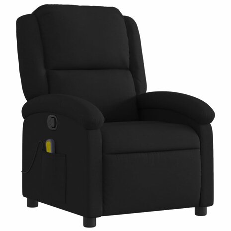Massagestoel met zwarte stof 3