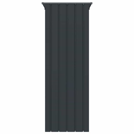 Vogelkooi 115x78x200 cm gegalvaniseerd staal antracietkleur 7