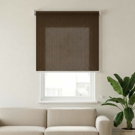Buitenrolgordijn 90% UV-blok Bruin 80x140 cm HDPE 1