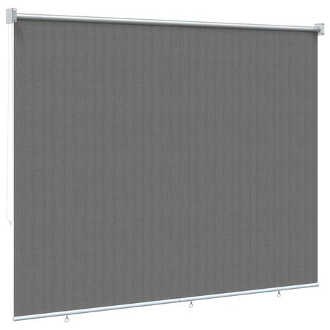 Buitenrolgordijn 90% UV-blok Lichtgrijs 120x140 cm HDPE 5