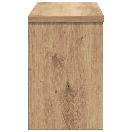 Wandgemonteerde kapstok met plank Artisan Eiken 50 x 20 x 30 cm 7
