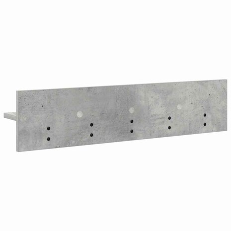 Wandgemonteerde kapstok Beton Grijs 80 x 10,5 x 18 cm 7