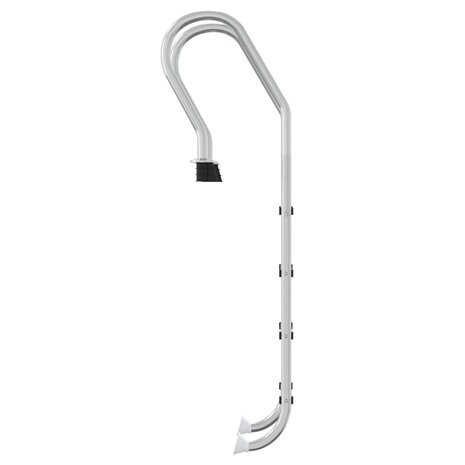 Zwembadladder 54x38x184,5 cm 304 roestvrij staal 4