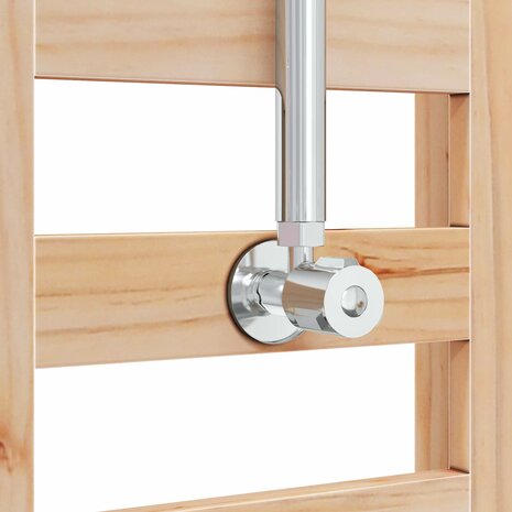Buitendouche 223 cm Massief grenenhout en roestvrij staal 7