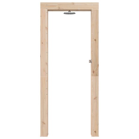 Buitendouche 226 cm Massief grenenhout en roestvrij staal 4