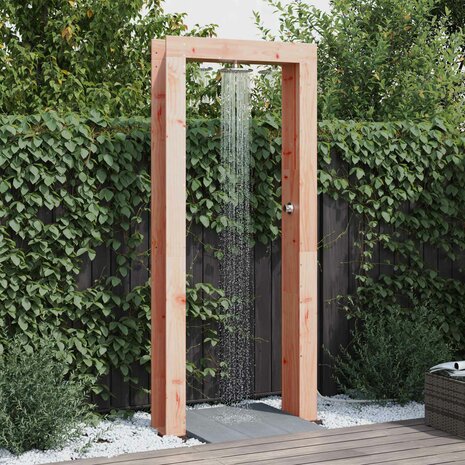 Buitendouche 226 cm Massief Douglas hout en roestvrij staal 1