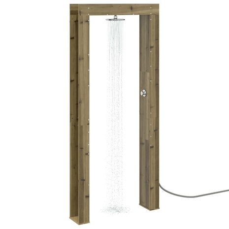 Buitendouche 226 cm Ge&iuml;mpregneerd dennenhout en roestvrij staal 3