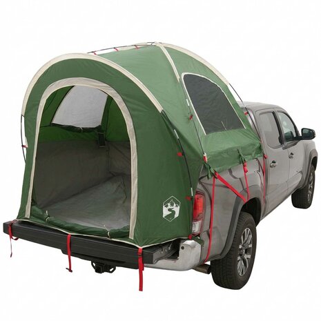 Autotent met dak Groen 200 x 170 x 170 cm Polyester en staal 2