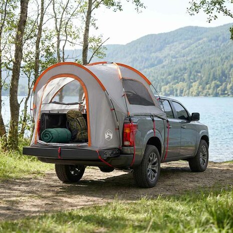 Autotent Grijs en Oranje 200 x 170 x 170 cm Polyester en staal 1