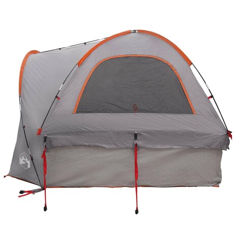 Autotent Grijs en Oranje 200 x 170 x 170 cm Polyester en staal 5