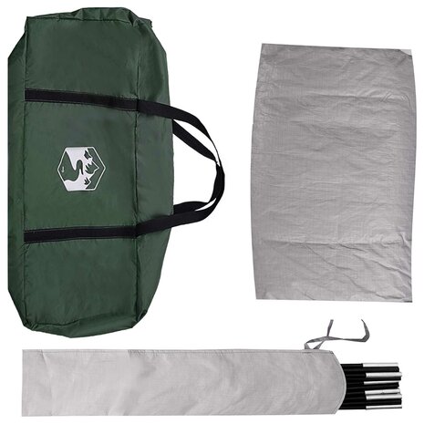 Autotent Legergroen 200 x 170 x 170 cm Polyester en staal 8