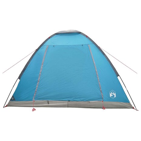 Kamperen tent met dak Blauw 4-persoons Polyester en staal 5