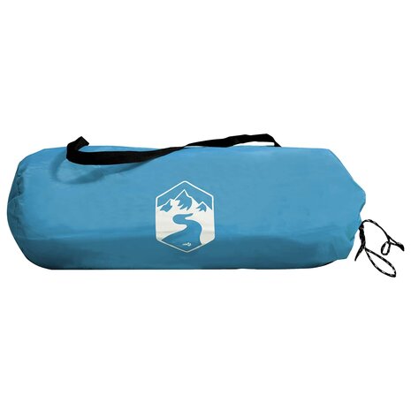 Kamperen tent met dak Blauw 4-persoons Polyester en staal 8