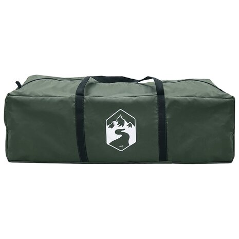 Huisje Tent met dak Leger groen 8-persoons Polyester en staal 8
