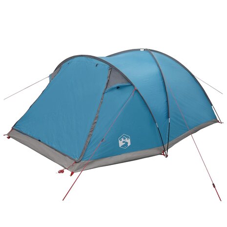 Huisje Tent met dak Blauw 6-persoons Polyester en staal 3