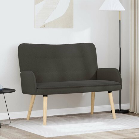 2-Zits Sofa Donkergrijs 115 x 61 x 87 cm Boucl&eacute; 1